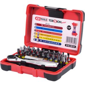 KS tools Socket set TORSIONpower Steel