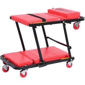 KS tools Stretcher and Folding Seat Mobile Red