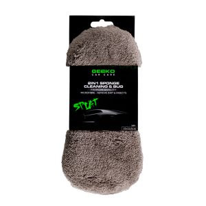Gecko Sponge 2 in 1 Grey Microfiber