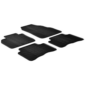 Gledring Car Mats Black Rubber Renault Mégane, Scenic