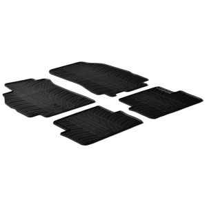Gledring Car Mats Black Rubber Renault Mégane