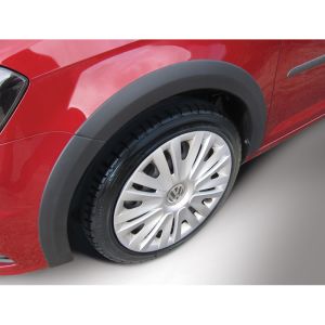 RGM Front and Rear Wheel Arch Extensions Black ABS Plastic Volkswagen Caddy