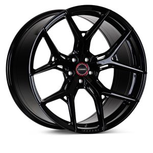 Vossen Wheels HF-5 Hybrid Forged Series Wheels 20 Inch 10.5J ET30 5x112 Deep Concave Flow Form Gloss Black