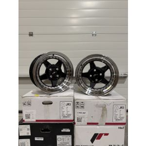 JR-Wheels JR6 SECOND CHANCE Wheels 15 Inch 7J ET20-35 Custom PCD Gloss Black Machined Lip