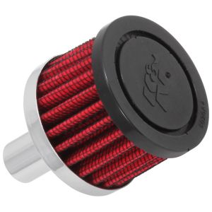 K&N Breather Filter Steel Baseplate Red