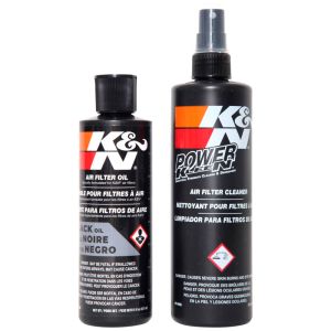 K&N Filter Oil and Cleaning Kit Replacement Black