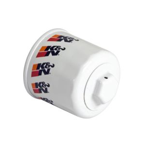 K&N Oil Filter White Steel Mazda,Nissan,Subaru