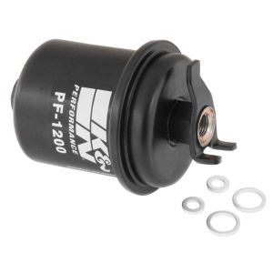 K&N Fuel Filter Black 62mm Steel Honda Civic,Accord,Integra