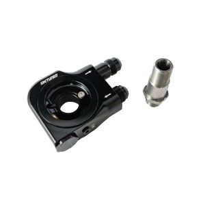 K-Tuned Oil Cooler Sandwich plate 1/8 NPT Honda Civic,Del Sol,Integra