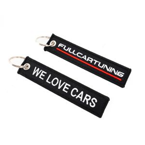 Fullcartuning Key Chain JDM Style We Love Cars Black