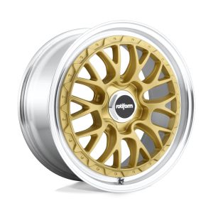 Rotiform LSR R156 Wheels 19 Inch 8.5J ET35 5x112 Cast Matt Gold Machined