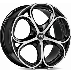 MSW MSW 82 Wheels 19 Inch 8J ET42 5x110 Gloss Black Machined