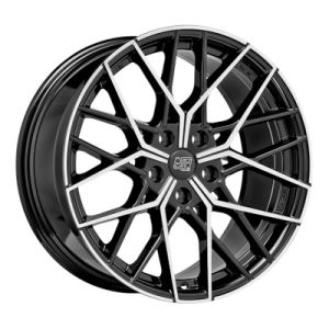 MSW MSW 74 Wheels 19 Inch 8J ET48 5x112 Gloss Black Machined