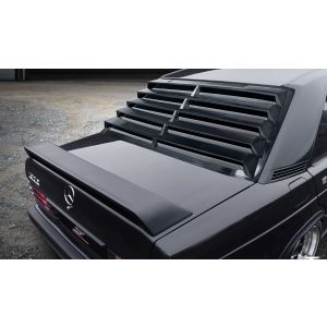 X-Form Window Louvers Black ABS Plastic Mercedes 190