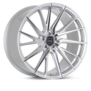 Vossen Wheels HF-4T Hybrid Forged Series Wheels 20 Inch 10J ET50 5x112 Deep Concave Flow Form Polished Silver