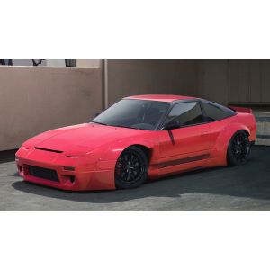 SK-Import Wide body Kit Unpainted Polyester Nissan 200SX