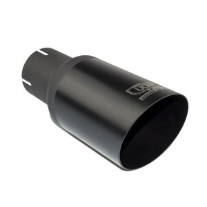 Ulter Sport Exhaust Tip Round Black Stainless Steel