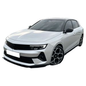 Oneway Front Bumper Lip Black ABS Plastic Opel Astra