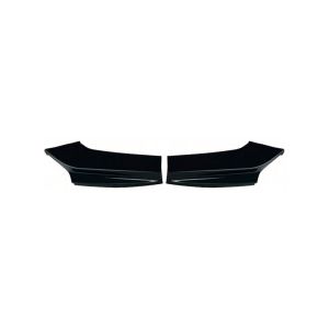Oneway Front Bumper Splitters Black ABS Plastic BMW 5-serie