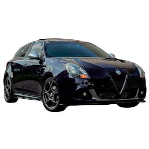 Oneway Front Bumper Lip Black ABS Plastic Alfa Giulietta
