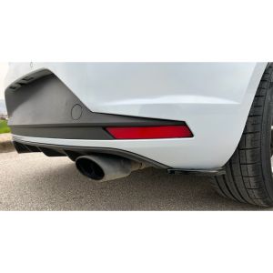 Oneway Rear Bumper Corners Black ABS Plastic Seat Leon
