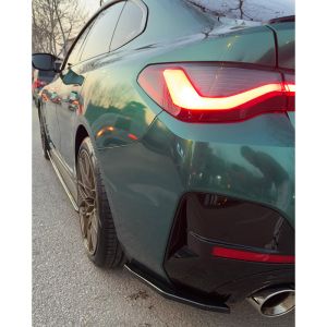 Oneway Rear Bumper Corners Black ABS Plastic BMW I4
