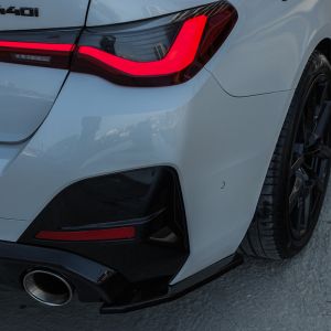 Oneway Rear Bumper Corners Black ABS Plastic BMW 4-serie