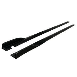 Oneway Side Skirts Black ABS Plastic