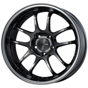 Enkei PF01EVO Wheels 18 Inch 10.5J ET15 5x114.3 Black