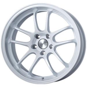 Enkei PF01EVO Wheels 17 Inch 9J ET0 5x114.3 Flat White