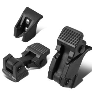 SK-Import Hood Latches Black ABS Plastic Jeep Wrangler