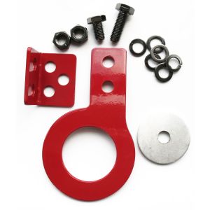 QSP Front Tow Hook Short Red Steel