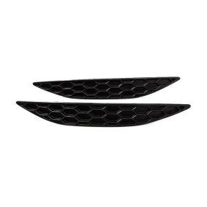 Acexxon Rear Reflector Insert Honeycomb Style Gloss Black Plastic Volkswagen Golf