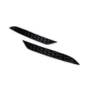 Acexxon Rear Reflector Insert Honeycomb Style Gloss Black Plastic Volkswagen Golf