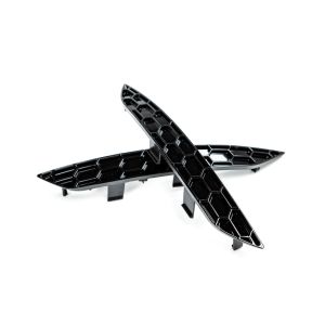 Acexxon Rear Reflector Insert Honeycomb Style Gloss Black Plastic Audi S5
