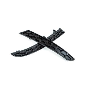 Acexxon Rear Reflector Insert Honeycomb Style Flat Black Plastic BMW X3 Pre LCI