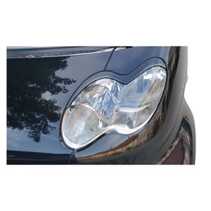 RDX Racedesign Eye Lids Unpainted ABS Plastic Smart C450 Facelift