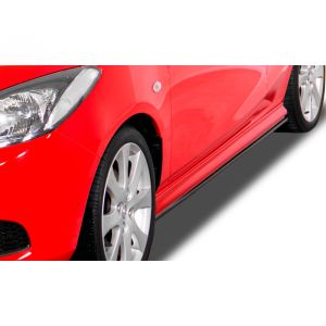 RDX Racedesign Side Skirts Unpainted ABS Plastic Mazda 2