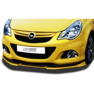 RDX Racedesign Front Bumper Lip Unpainted Polyurethane Opel Corsa Facelift