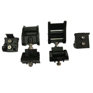 SK-Import Hood Pins Without lock Black Aluminum Jeep Wrangler