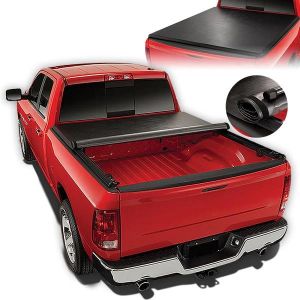 SK-Import Truck Bed Cover Roll-Up Black Vinyl Dodge Ram