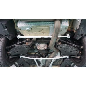 Ultra Racing Rear Strut Bar 2 Points White Steel BMW 3-serie