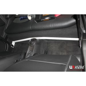 Ultra Racing Center Floor Bar 2 Points White Steel Mini Cooper Cooper