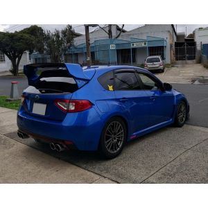 CarbonWorks Spoiler Varis Style Version 1 Unpainted Carbon Subaru Impreza