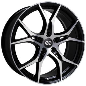 Enkei Vulcan Wheels 18 Inch 8J ET35 5x114.3 Black Machined