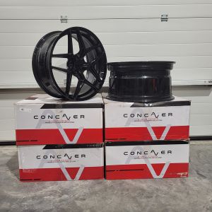 Concaver CVR2 SECOND CHANCE 2x 20x8,5 ET34 - 2x 20x10 ET25 5x112 Platinum Black