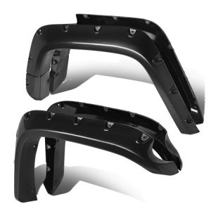 ABS Dynamics Front and Rear Fender Flares Flat Black ABS Plastic Toyota FJ Cruiser