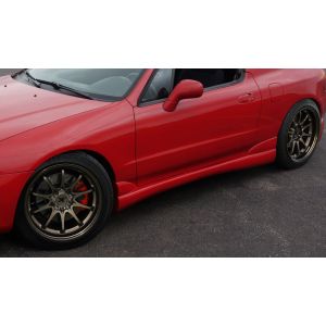 X-Form Side Skirts Gloss Black ABS Plastic Honda Del Sol
