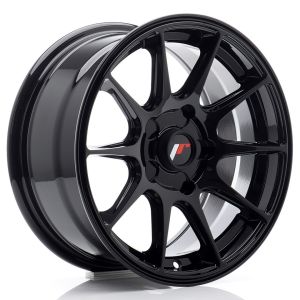 JR-Wheels JR11 Wheels 15 Inch 7J ET20-30 Custom PCD Cast Gloss Black