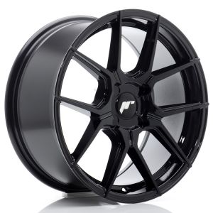 JR-Wheels JR30 Wheels 17 Inch 7J ET20-40 Custom PCD Flow Form Gloss Black